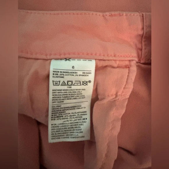 Old Navy Pixie Pant cropped ankle length straight leg 9”rise 26.5”inseam stretch - Picture 3 of 5